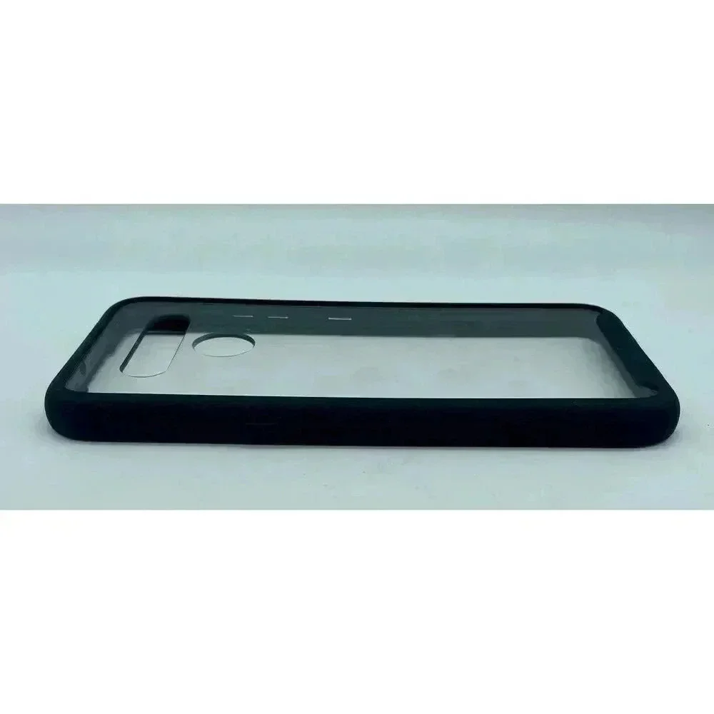 LeYi Fullbody Hybrid Bumper Case for LG‎ K41S Shockproof Rugged Black & Clear